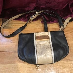 Marc by Marc Jacobs Black and Tan Crossbody Bag
